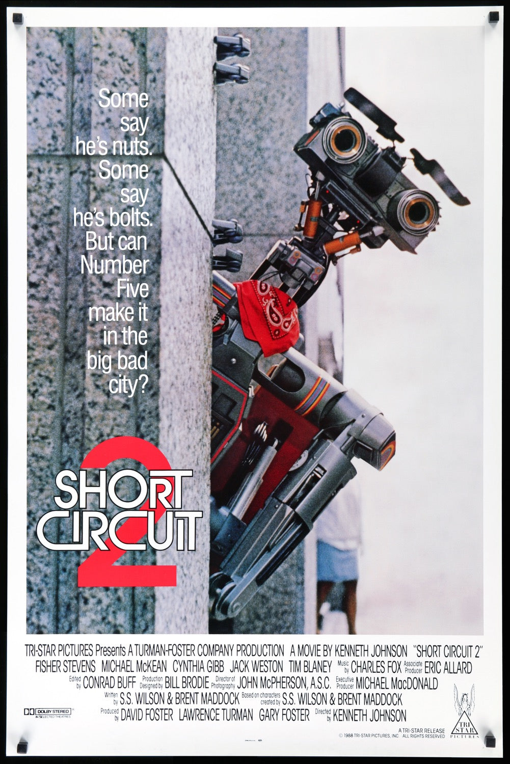Short Circuit 2 (1988) original movie poster for sale at Original Film Art