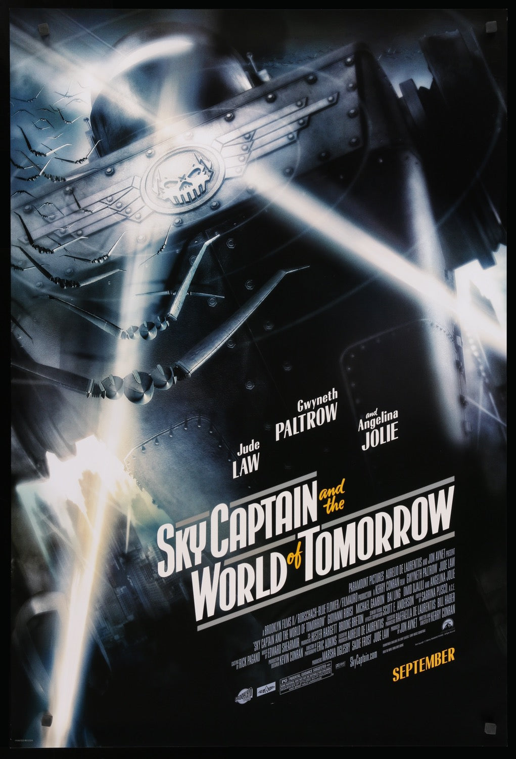Sky Captain and the World of Tomorrow (2004) original movie poster for sale at Original Film Art - Vintage Movie Posters