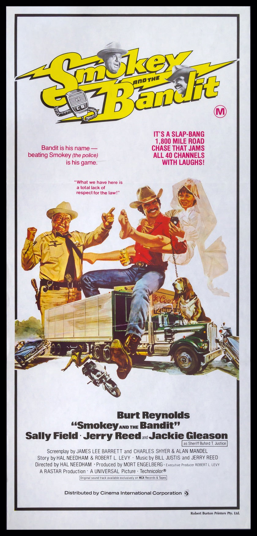 Smokey and the Bandit (1977) original movie poster for sale at Original Film Art - Vintage Movie Posters