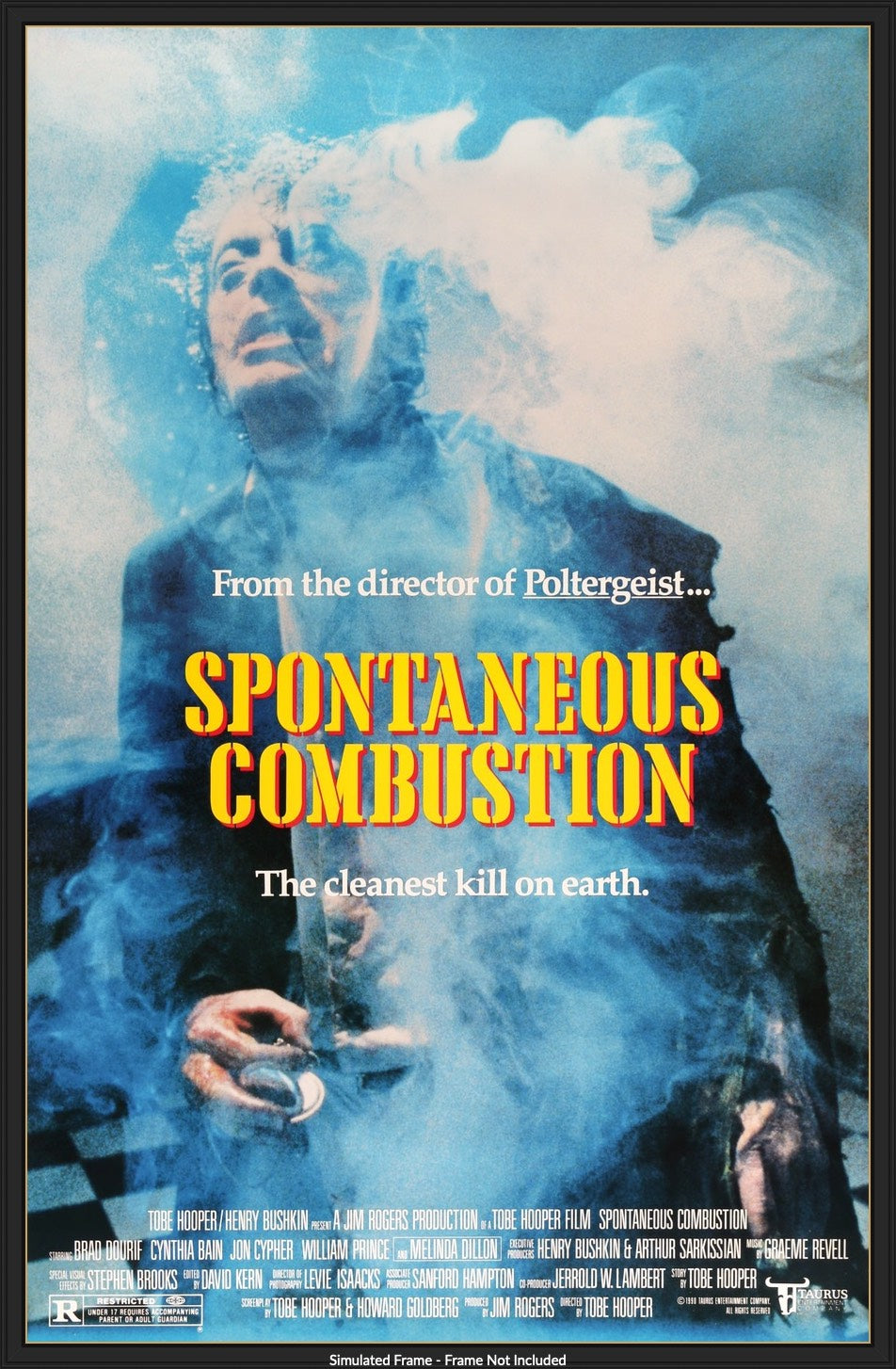 Spontaneous Combustion (1990) original movie poster for sale at Original Film Art - Vintage Movie Posters