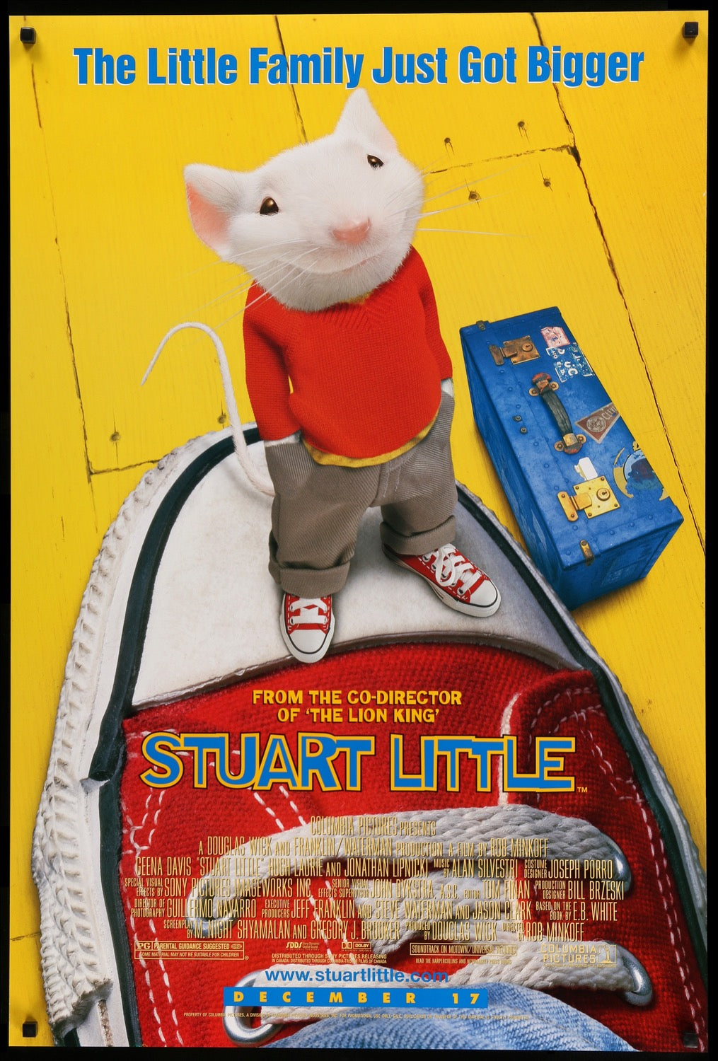 Stuart Little (1999) original movie poster for sale at Original Film Art