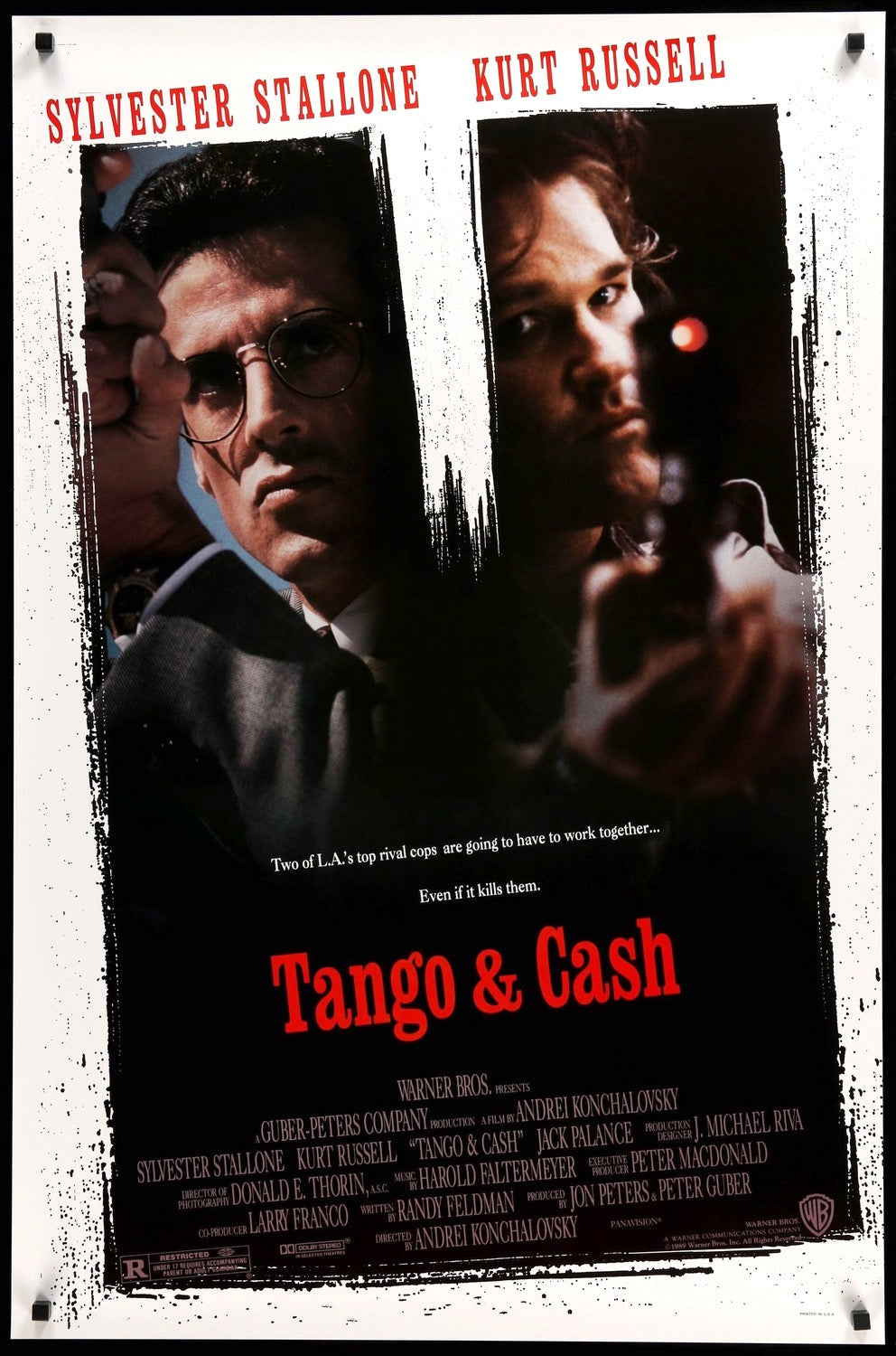 Tango and Cash (1989) original movie poster for sale at Original Film Art