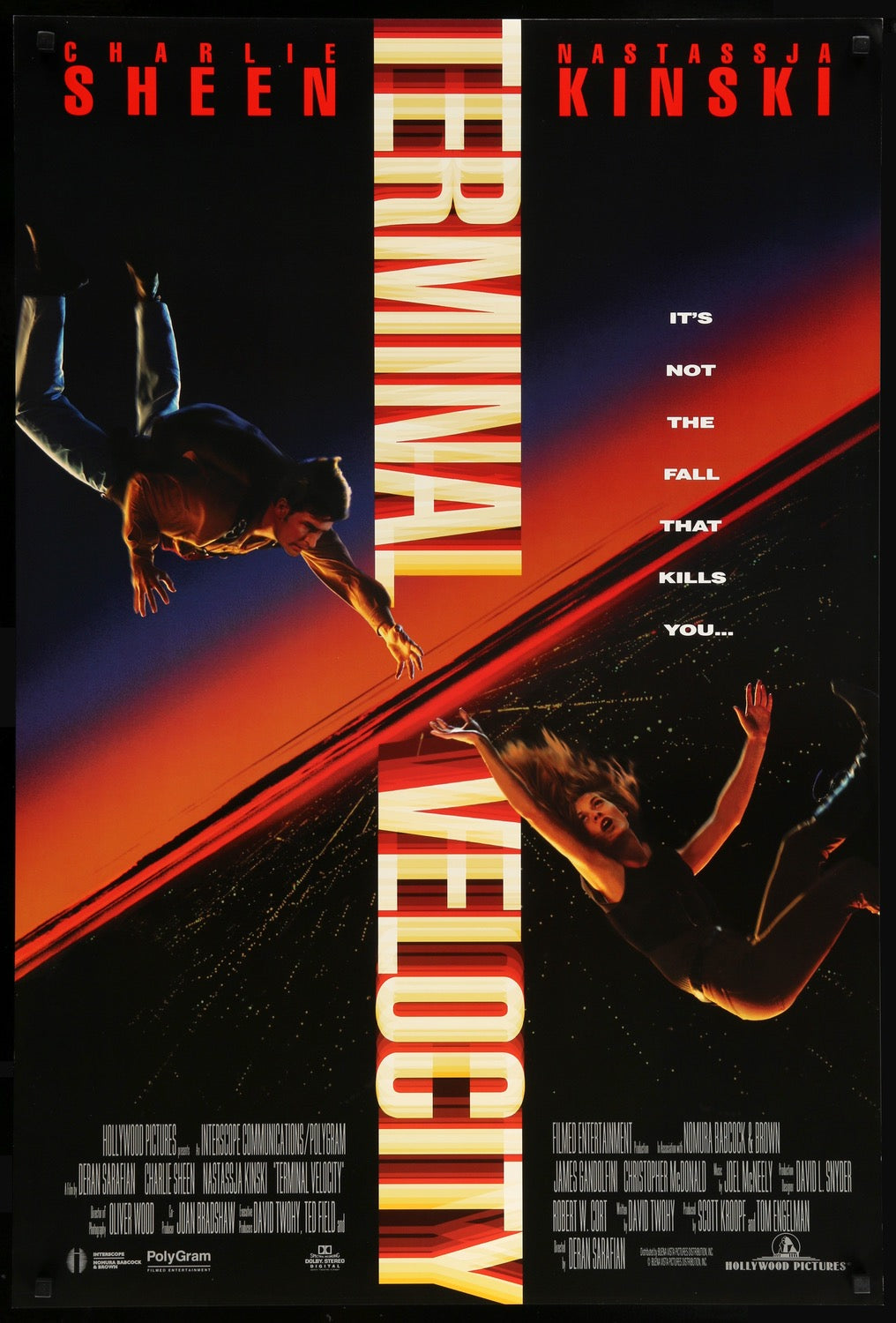 Terminal Velocity (1994) original movie poster for sale at Original Film Art