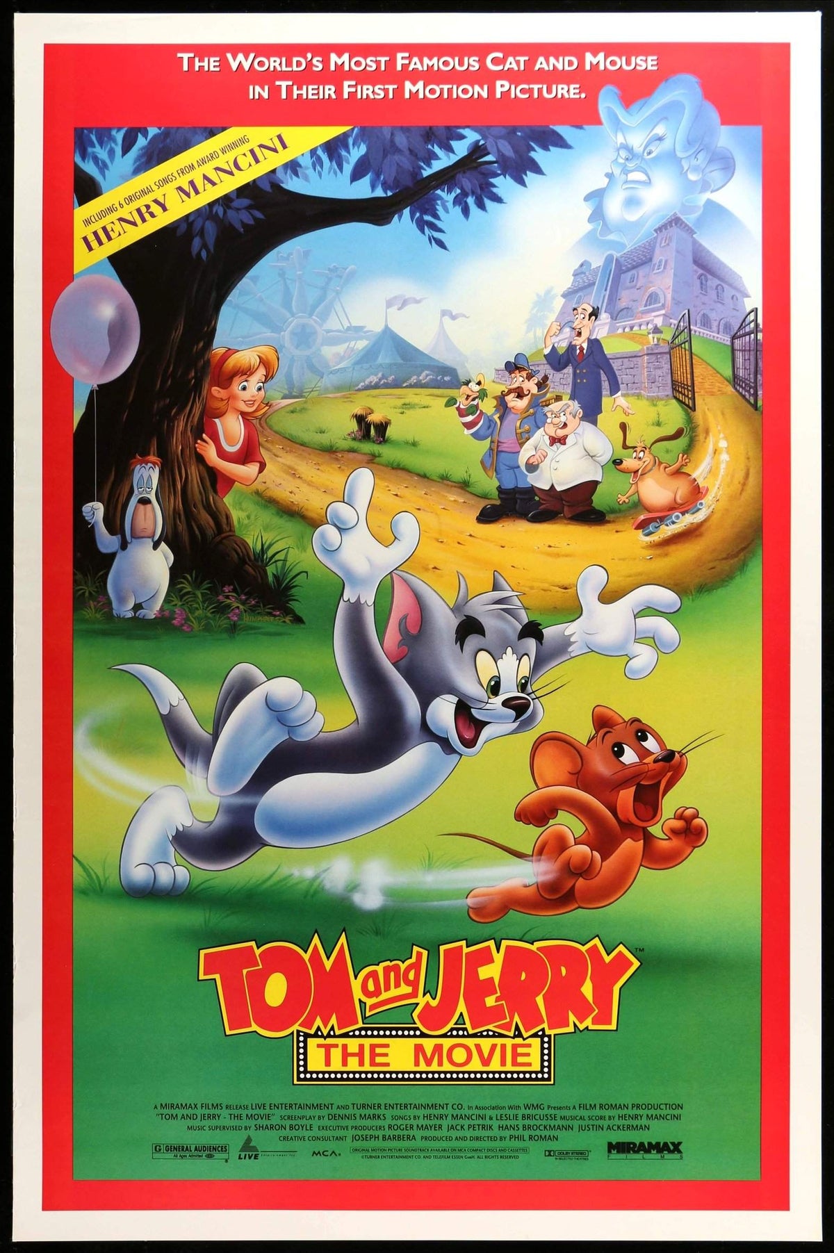 Tom and Jerry: The Movie (1992) original movie poster for sale at Original Film Art - Vintage Movie Posters