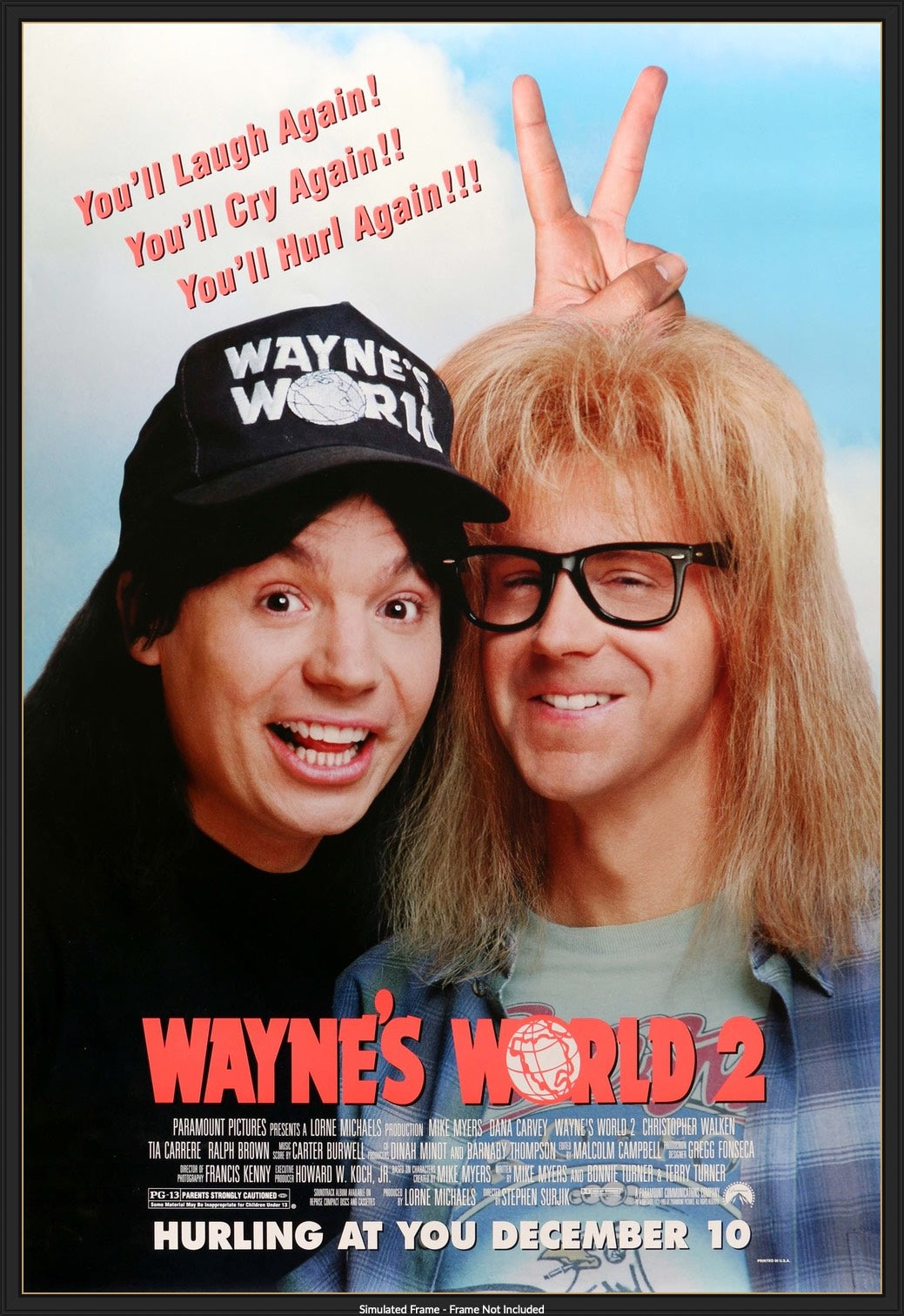 Wayne's World 2 (1993) original movie poster for sale at Original Film Art