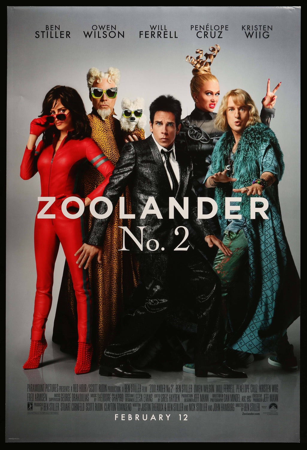 Zoolander No. 2 (2016) original movie poster for sale at Original Film Art - Vintage Movie Posters