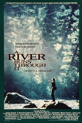 River Runs Through It (1992) original movie poster for sale at Original Film Art - Vintage Movie Posters