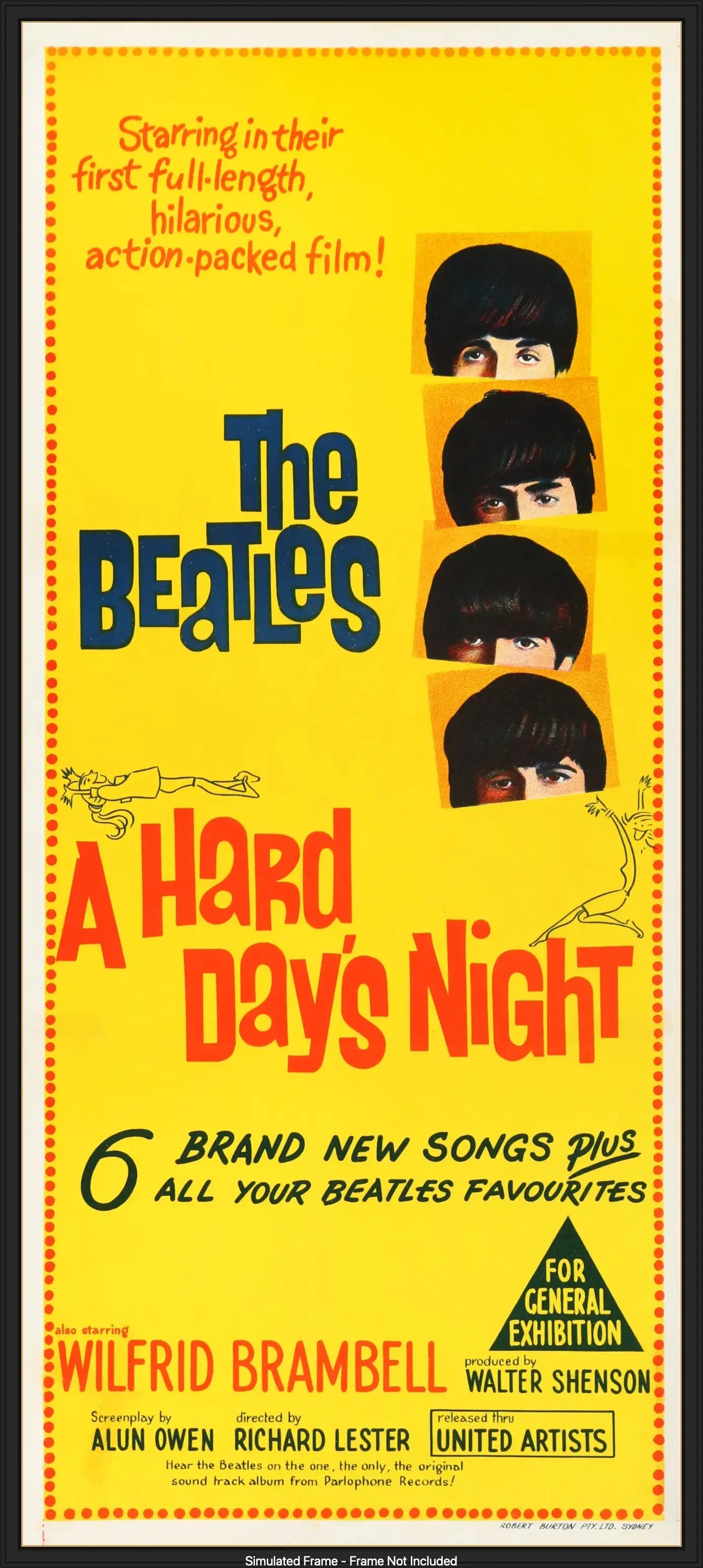 Hard Day's Night (1964) original movie poster for sale at Original Film Art - Vintage Movie Posters