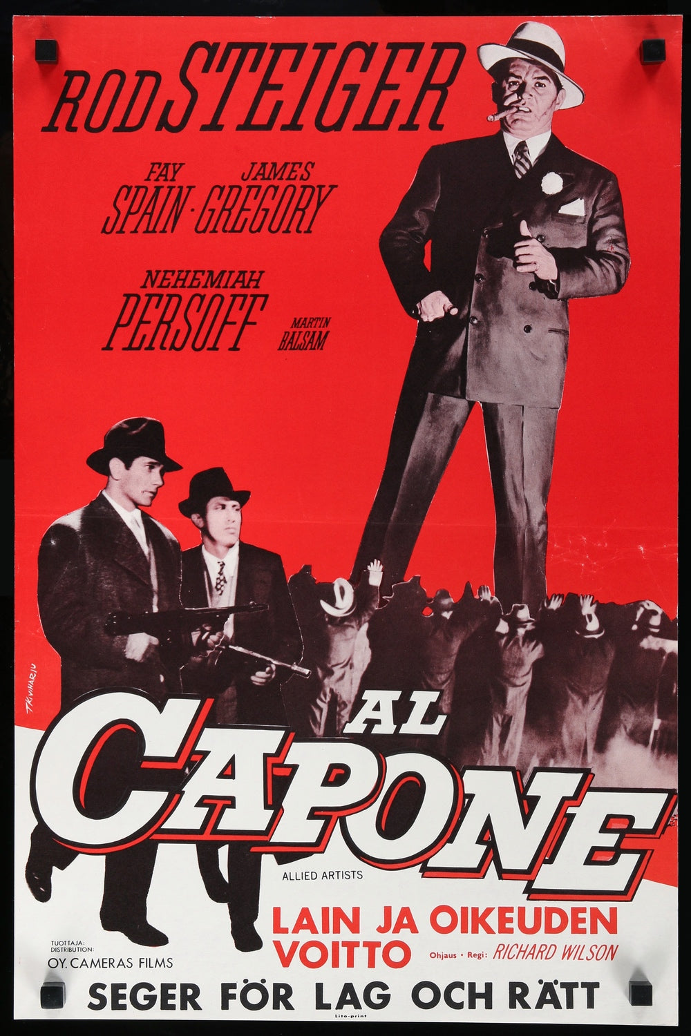 Al Capone (1959) original movie poster for sale at Original Film Art