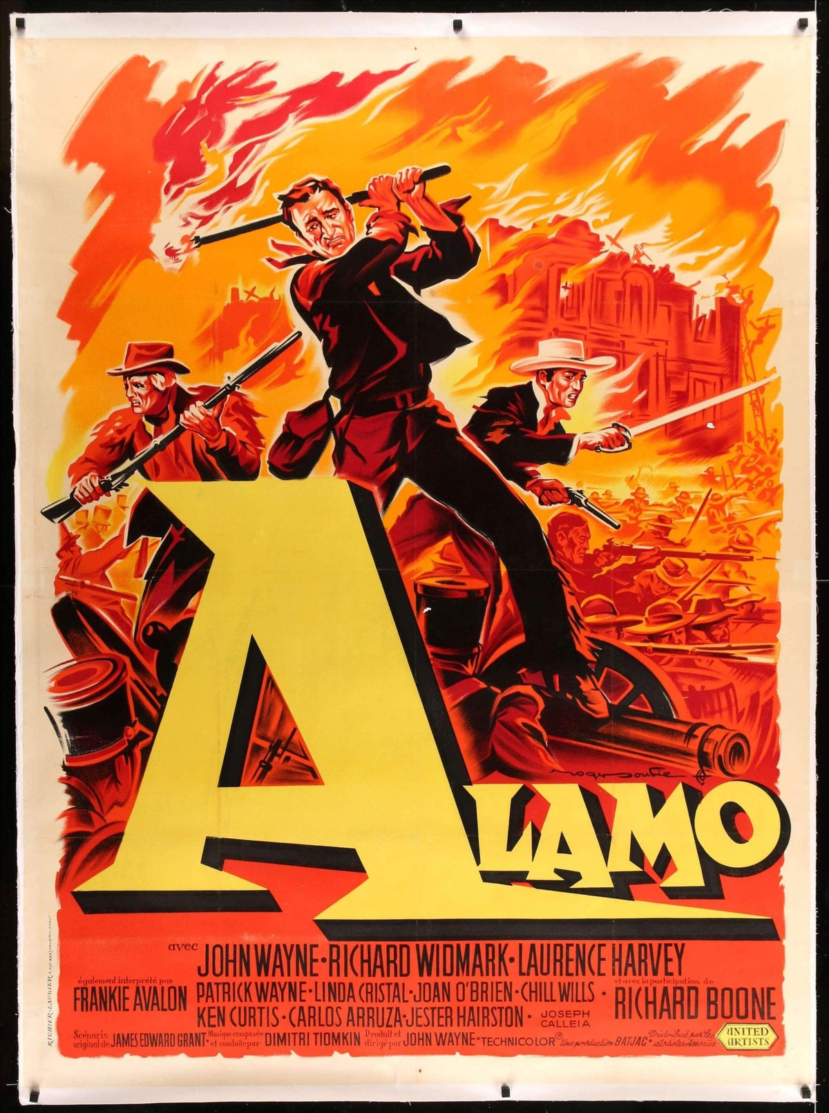 Alamo (1960) original movie poster for sale at Original Film Art
