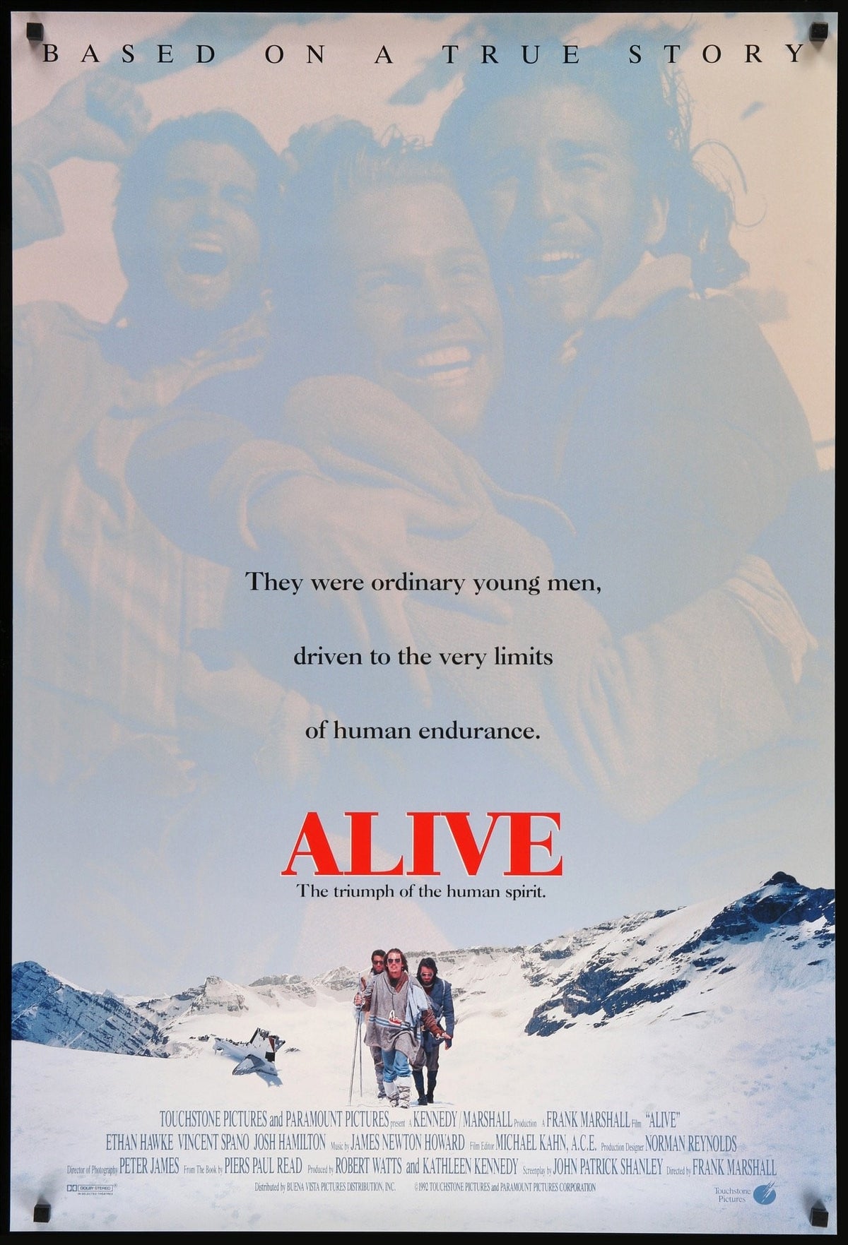 Alive (1993) original movie poster for sale at Original Film Art
