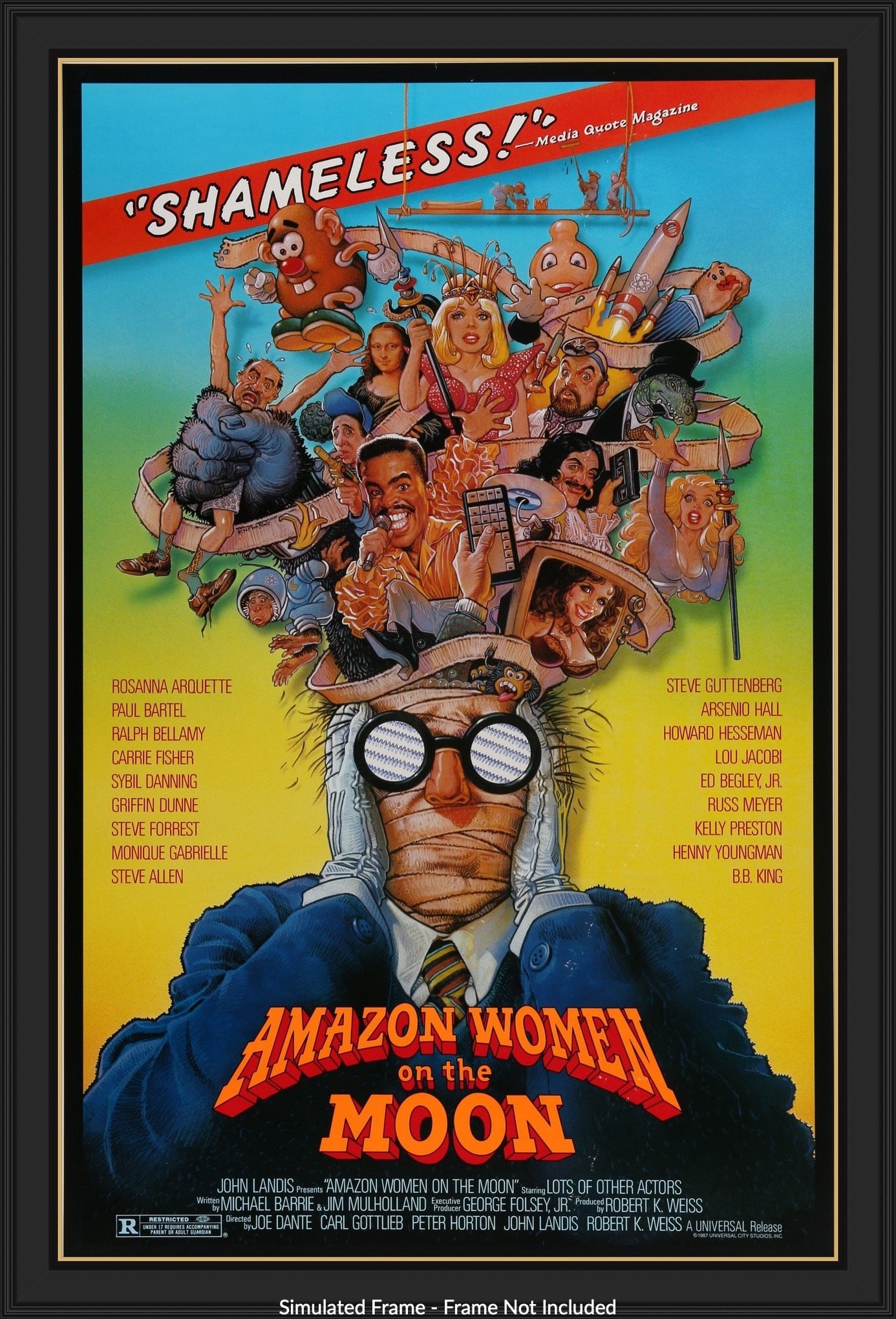 Amazon Women on the Moon (1987) original movie poster for sale at Original Film Art - Vintage Movie Posters