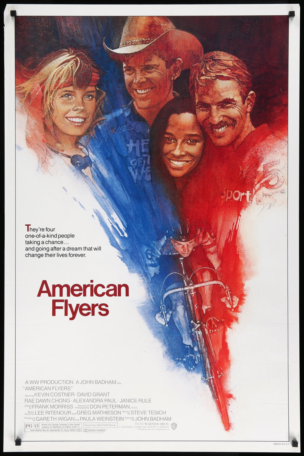 American Flyers (1985) original movie poster for sale at Original Film Art - Vintage Movie Posters