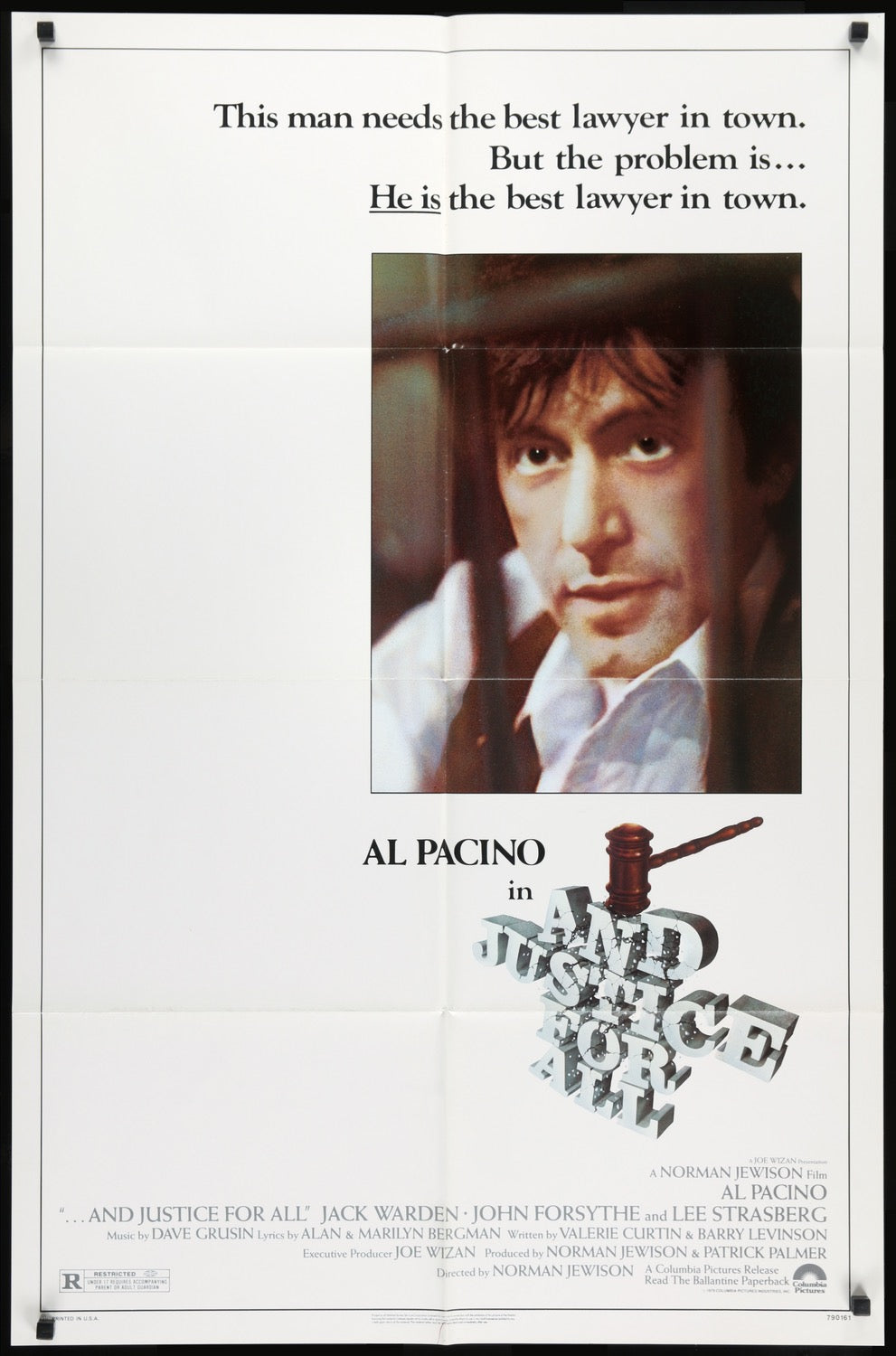 And Justice For All (1979) original movie poster for sale at Original Film Art
