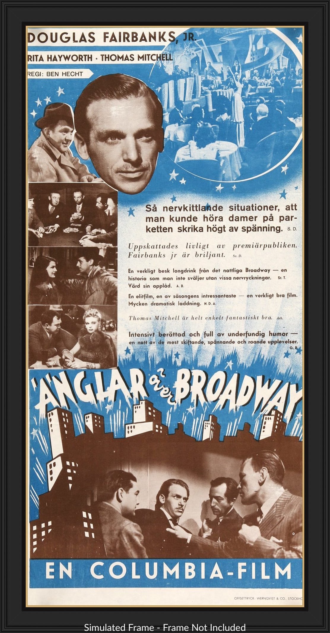 Angels Over Broadway (1940) original movie poster for sale at Original Film Art - Vintage Movie Posters