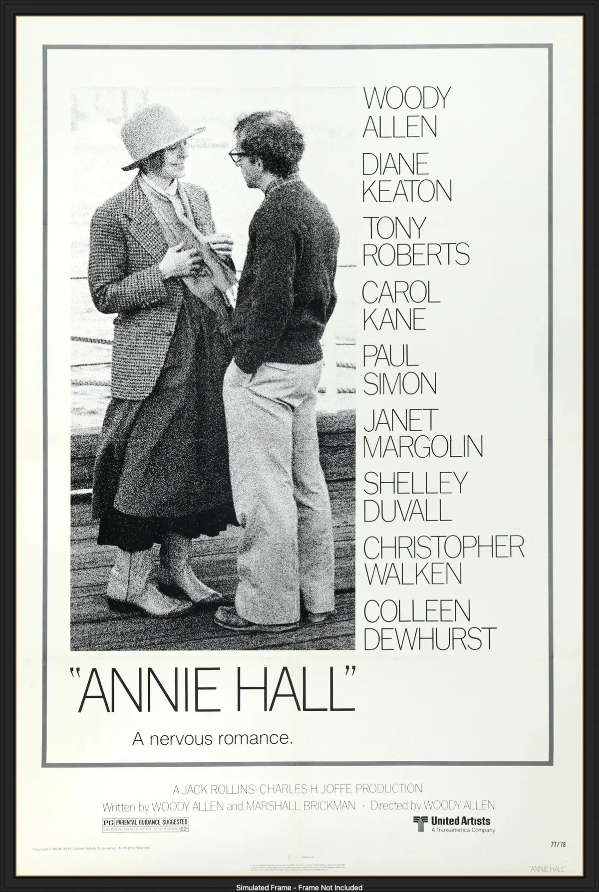 Annie Hall (1977) original movie poster for sale at Original Film Art - Vintage Movie Posters