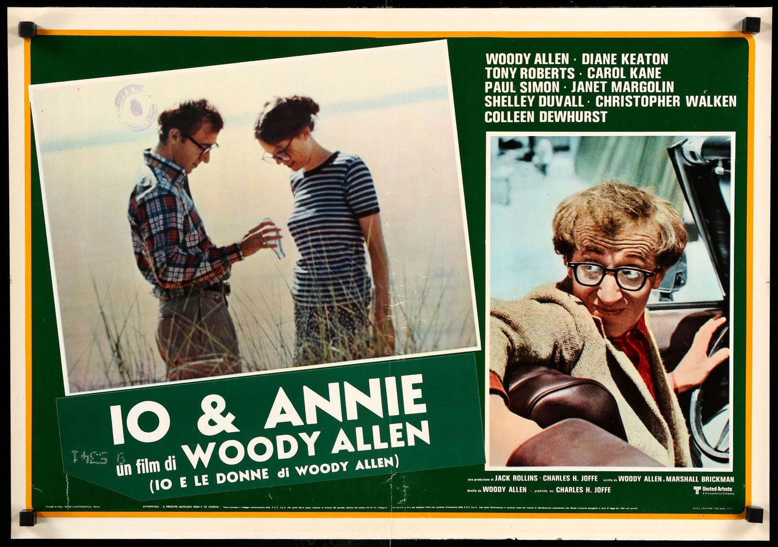 Annie Hall (1977) original movie poster for sale at Original Film Art - Vintage Movie Posters