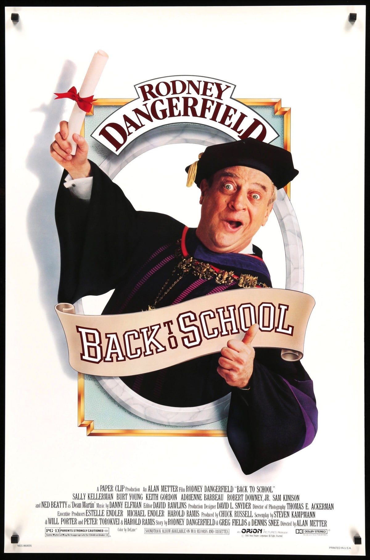 Back to School (1986) original movie poster for sale at Original Film Art