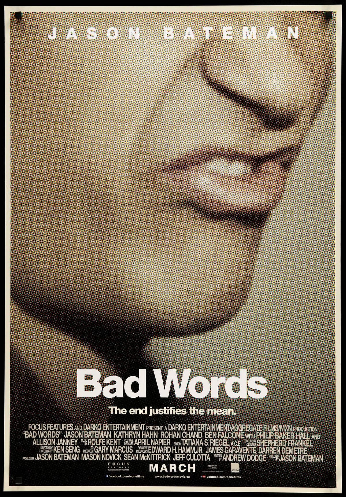 Bad Words (2014) original movie poster for sale at Original Film Art - Vintage Movie Posters