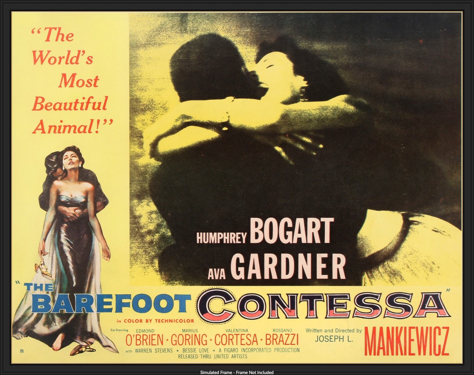 Barefoot Contessa (1954) original movie poster for sale at Original Film Art - Vintage Movie Posters