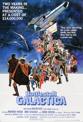 Battlestar Galactica (1978) original movie poster for sale at Original Film Art