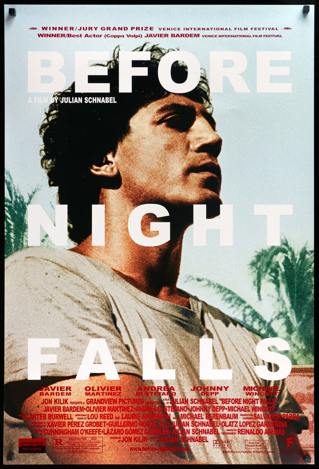 Before Night Falls (2000) original movie poster for sale at Original Film Art