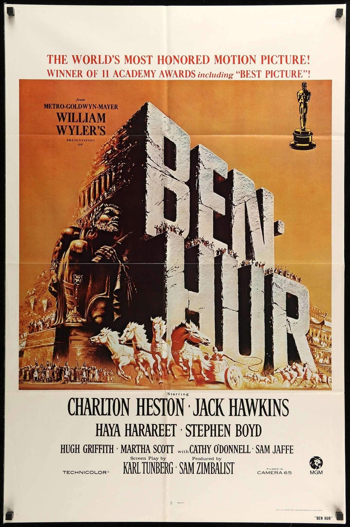 Ben Hur (1959) original movie poster for sale at Original Film Art