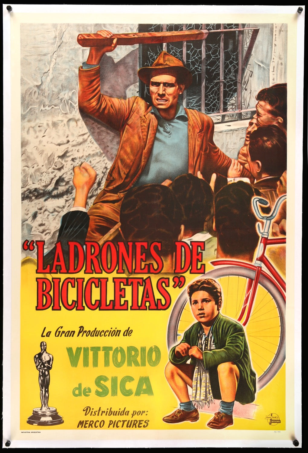 Bicycle Thieves (1948) original movie poster for sale at Original Film Art - Vintage Movie Posters