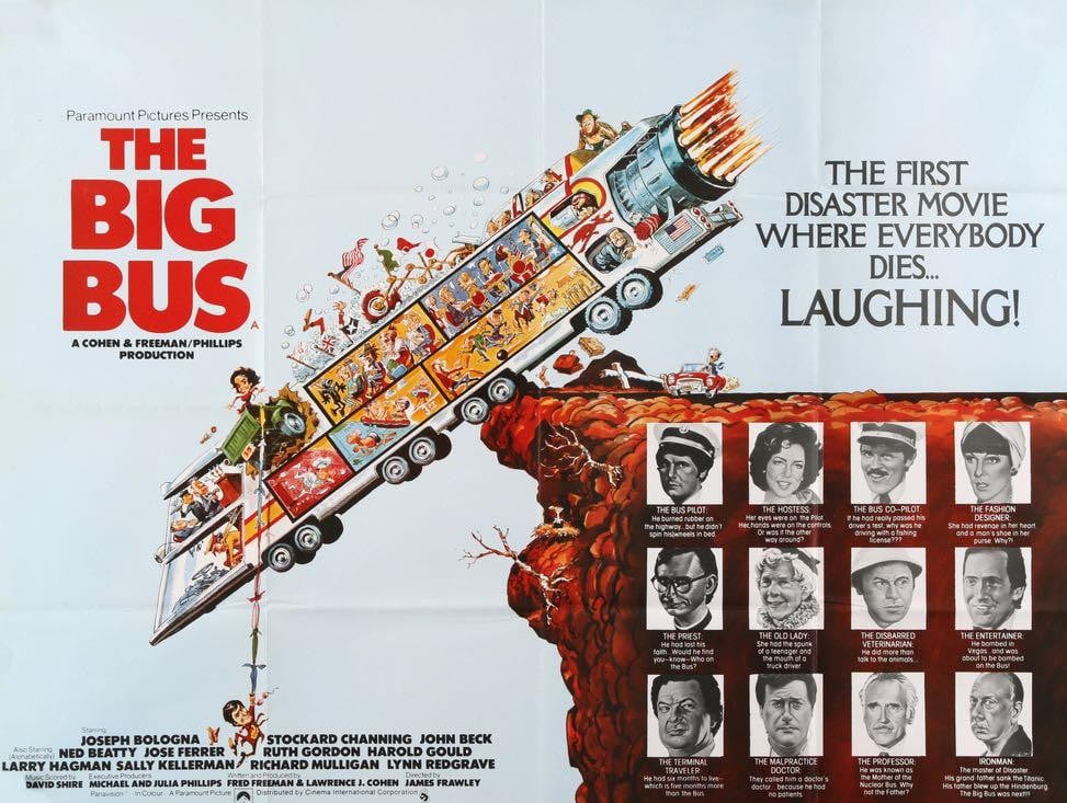 Big Bus (1976) original movie poster for sale at Original Film Art - Vintage Movie Posters