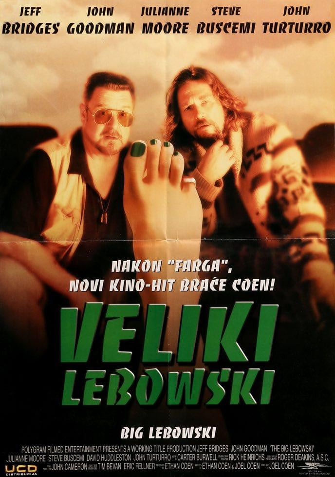 Big Lebowski (1998) original movie poster for sale at Original Film Art - Vintage Movie Posters
