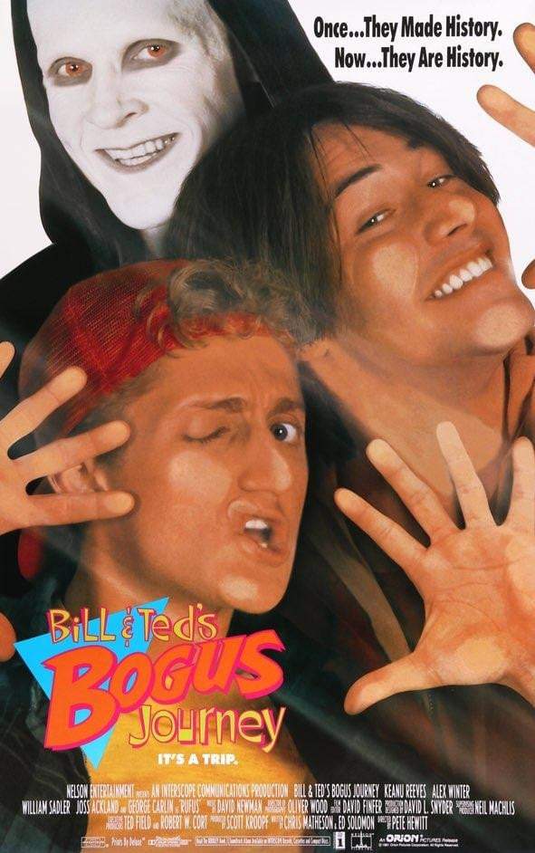 Bill and Ted's Bogus Journey (1991) original movie poster for sale at Original Film Art - Vintage Movie Posters