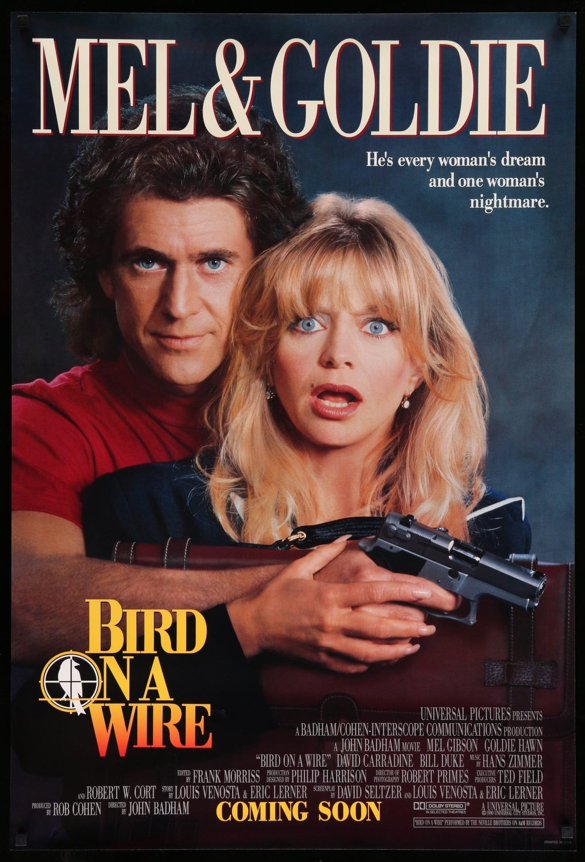 Bird on a Wire (1990) original movie poster for sale at Original Film Art