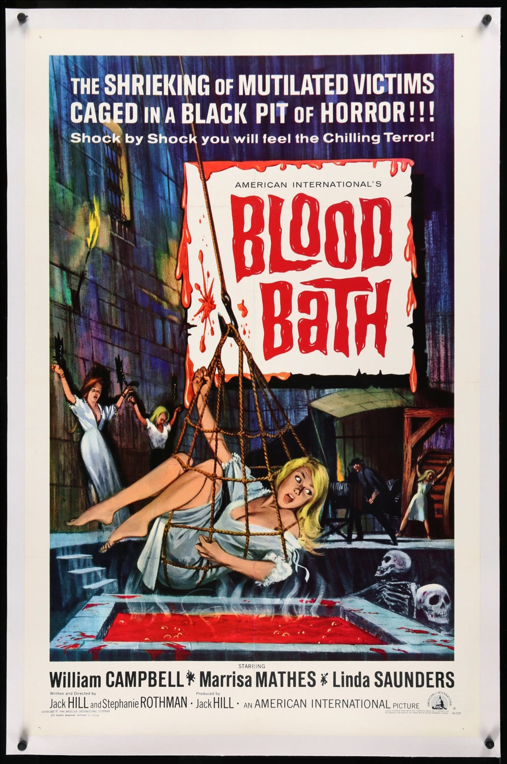 Blood Bath (1966) original movie poster for sale at Original Film Art - Vintage Movie Posters