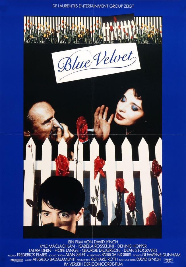 Blue Velvet (1986) original movie poster for sale at Original Film Art