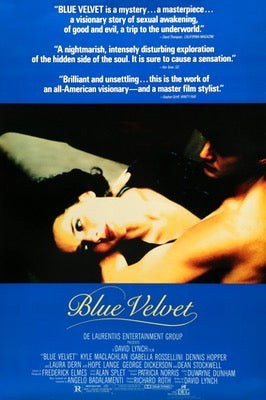 Blue Velvet (1986) original movie poster for sale at Original Film Art