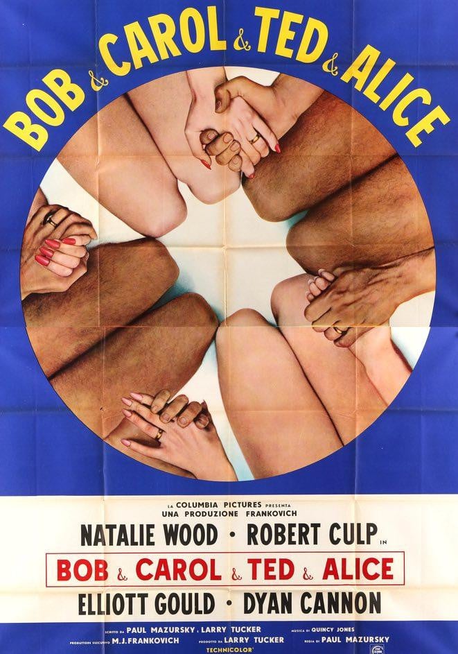 Bob and Carol and Ted and Alice (1969) original movie poster for sale at Original Film Art