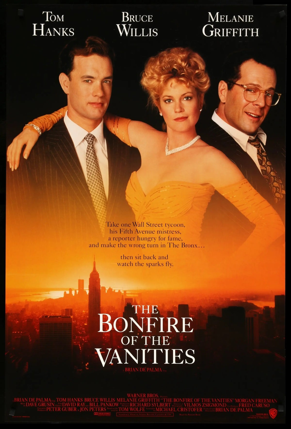 Bonfire of the Vanities (1990) original movie poster for sale at Original Film Art
