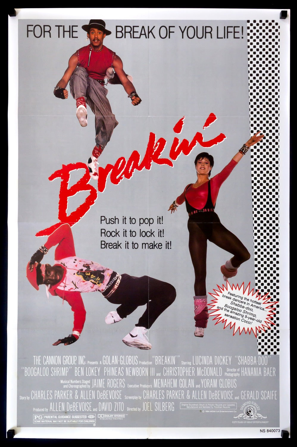 Breakin&#39; (1984) original movie poster for sale at Original Film Art