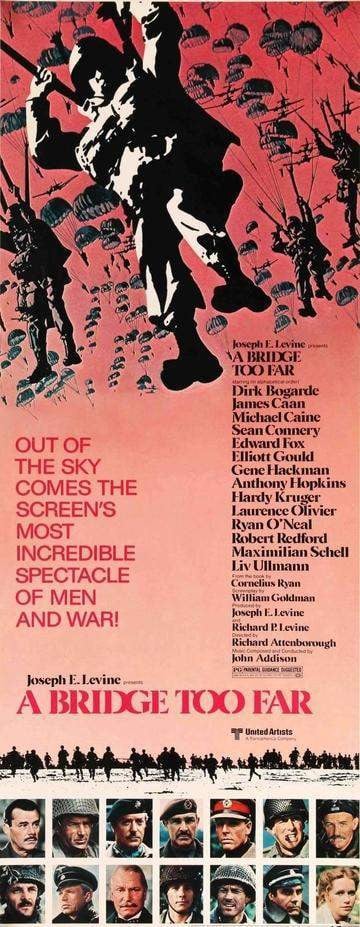 A Bridge Too Far (1977) original movie poster for sale at Original Film Art - Vintage Movie Posters