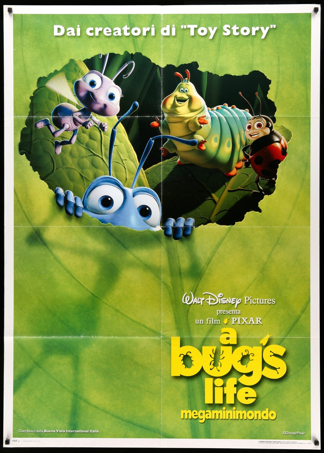 Bug's Life (1998) original movie poster for sale at Original Film Art - Vintage Movie Posters