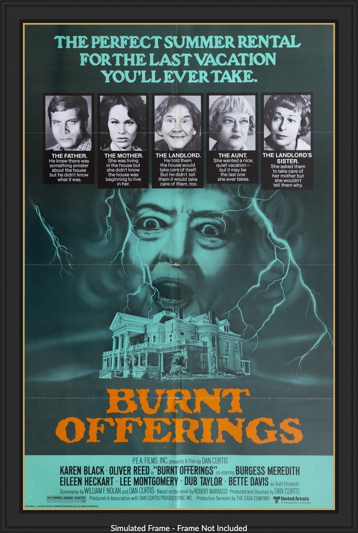 Burnt Offerings (1976) original movie poster for sale at Original Film Art - Vintage Movie Posters