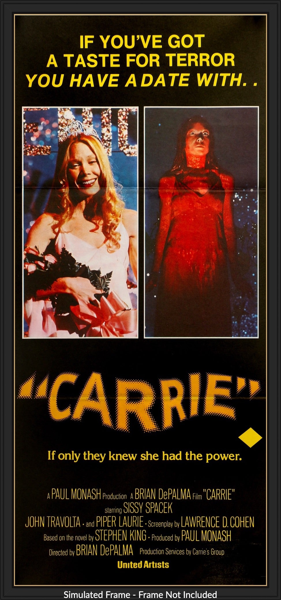 Carrie (1976) original movie poster for sale at Original Film Art - Vintage Movie Posters
