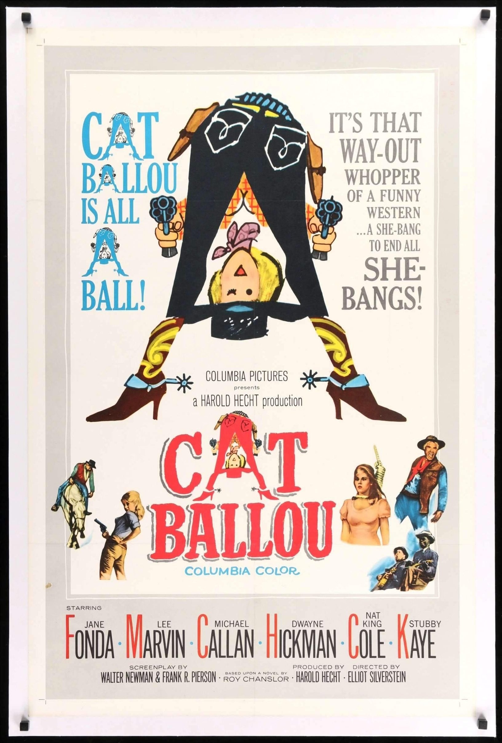 Cat Ballou (1965) original movie poster for sale at Original Film Art