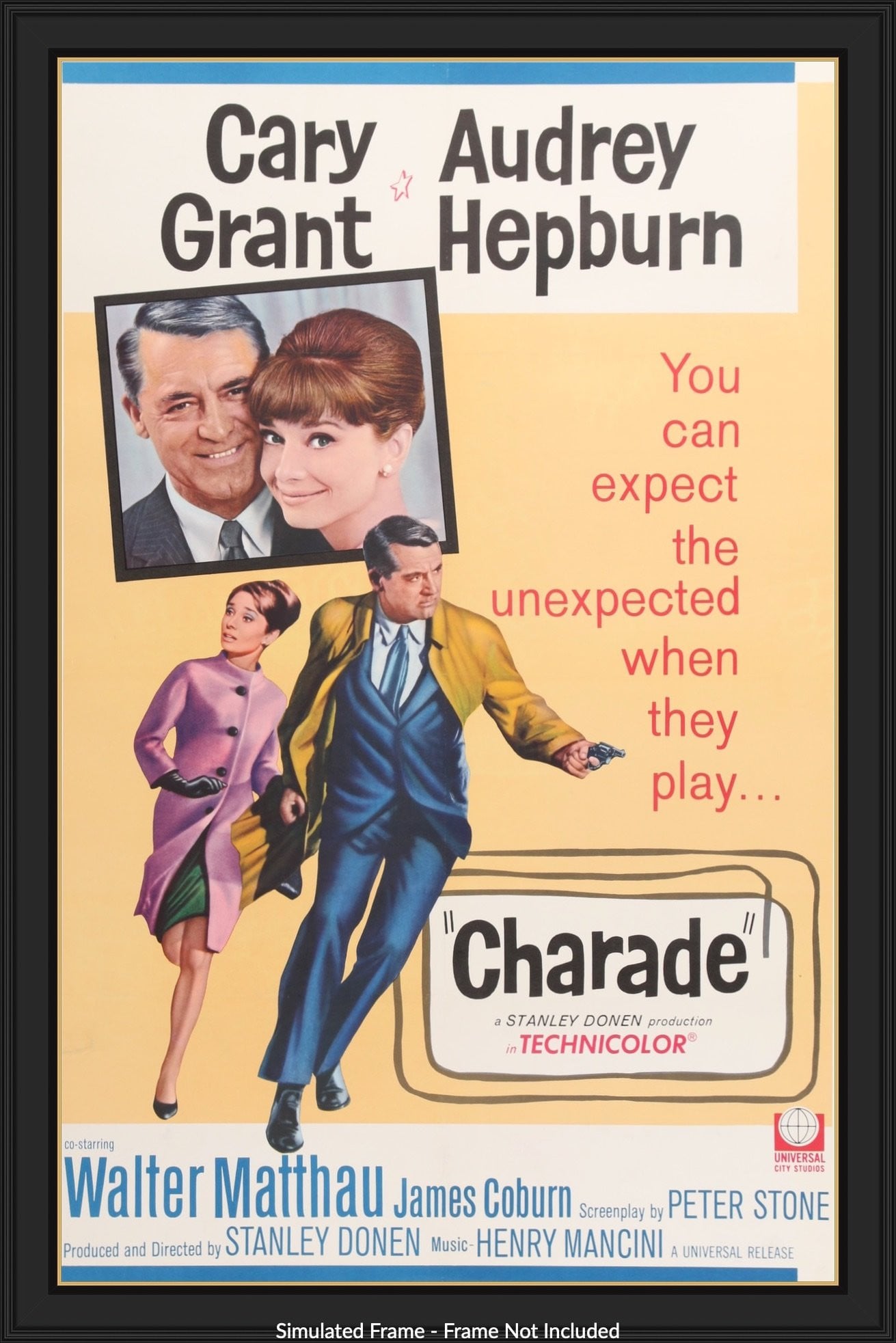 Charade (1963) original movie poster for sale at Original Film Art