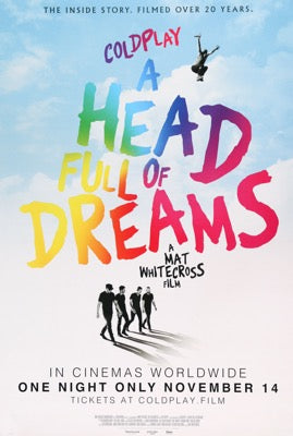 Coldplay: A Head Full of Dreams (2018) original movie poster for sale at Original Film Art