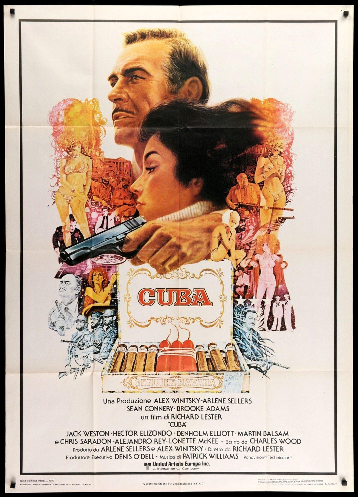 Cuba (1979) original movie poster for sale at Original Film Art
