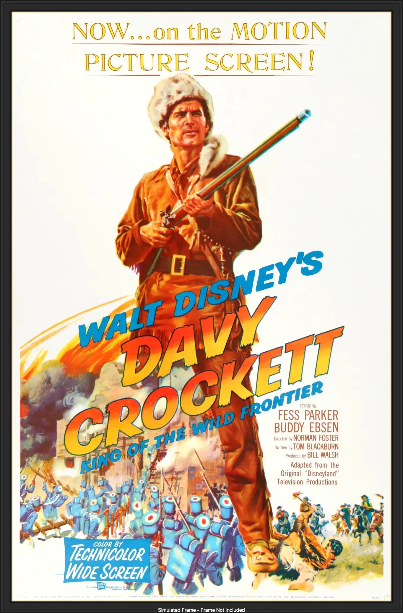 Davy Crockett, King of the Wild Frontier (1955) original movie poster for sale at Original Film Art - Vintage Movie Posters