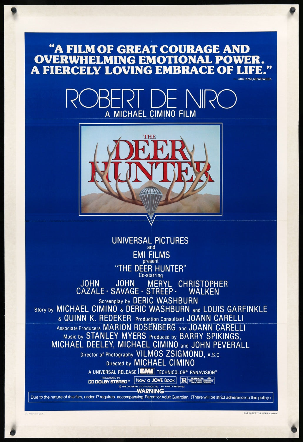 Deer Hunter (1978) original movie poster for sale at Original Film Art - Vintage Movie Posters
