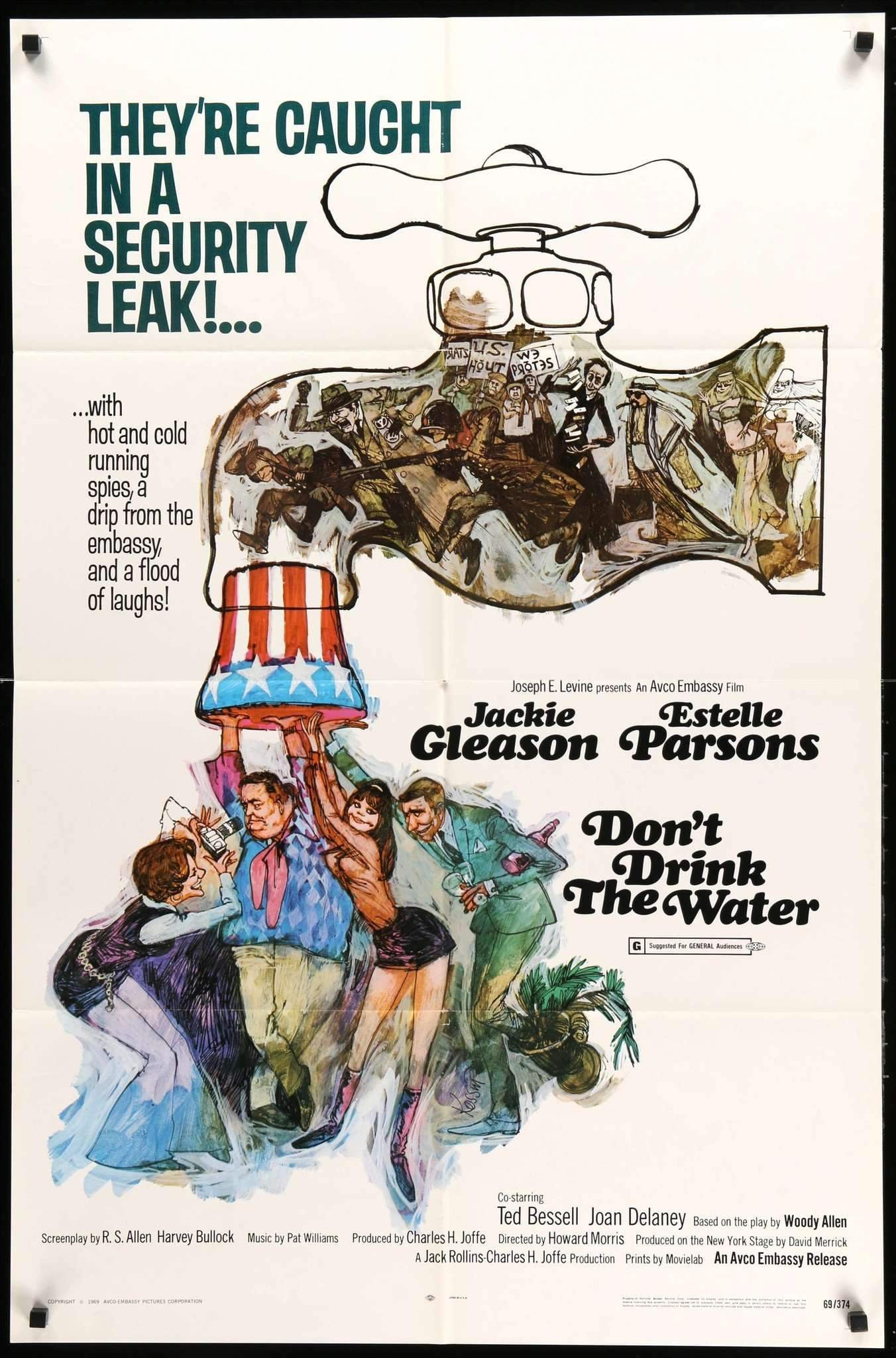 Don't Drink the Water (1969) original movie poster for sale at Original Film Art - Vintage Movie Posters