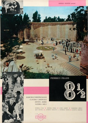 8 1/2 (1963) original movie poster for sale at Original Film Art - Vintage Movie Posters